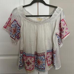 Ruby Yaya Embroidered top
